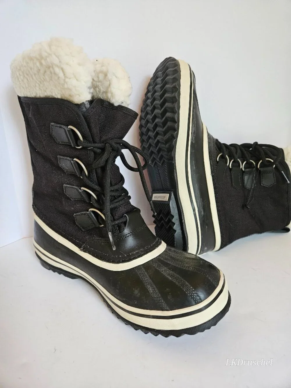Sorel Winter Carnival Waterproof Snow Boots Black Women's 7.5